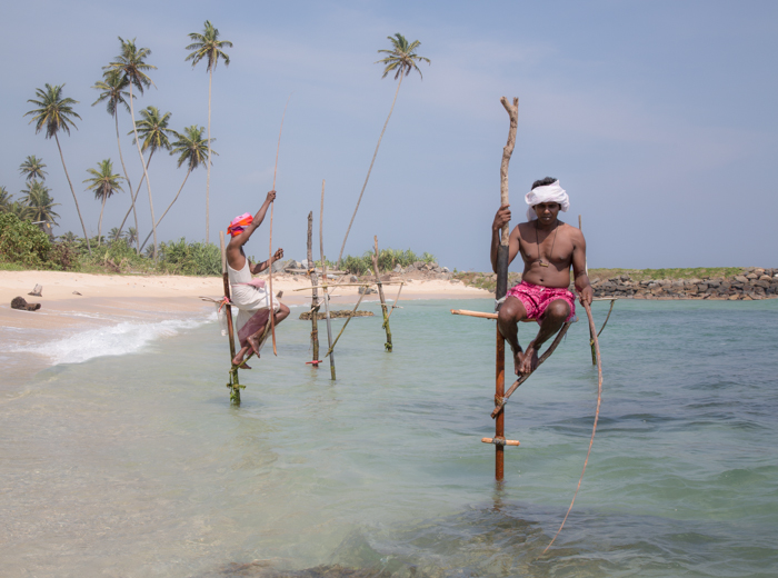 Fishermen by the Sri Lankan Coasts